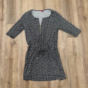 Black and White Mini Dress
